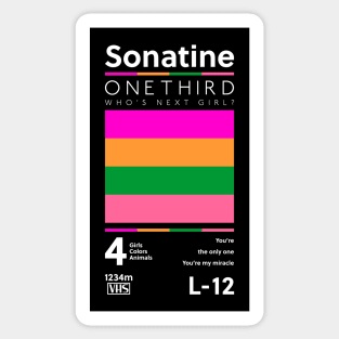 Sonatine VHS Sticker